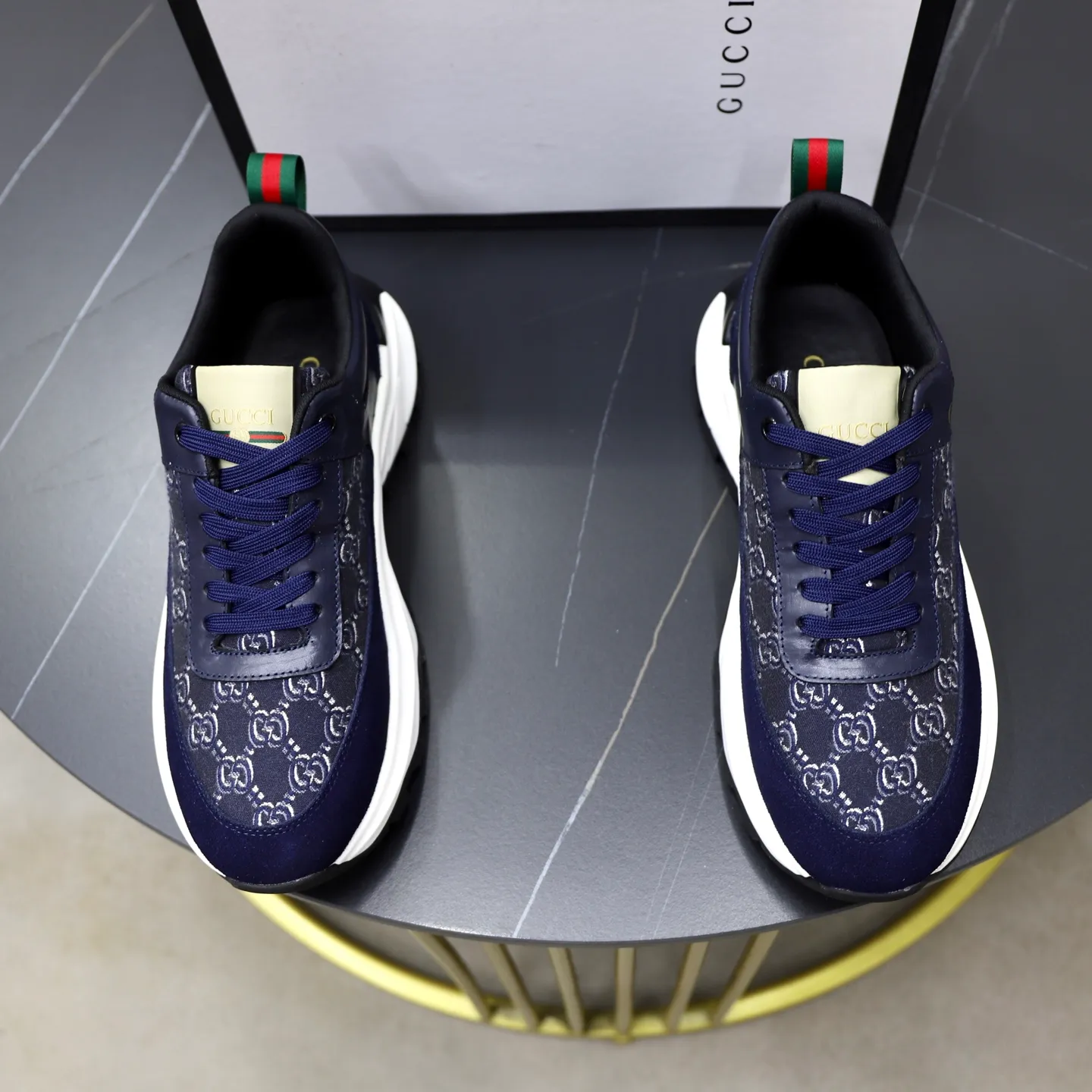 Ex-factory price: 462💰🙅‍♂️🙅‍♂️🙅‍♂️ Brand: GUCCI Standard code: 38-44 (45 customized) Grade: Same as the official website Material: Original leather splicing, comfortable and breathable lining, original wear-resistant outsole Style category: Men's fashionable casual shoes, running shoes, noble luxury brand elements, top luxury Color: actual picture color